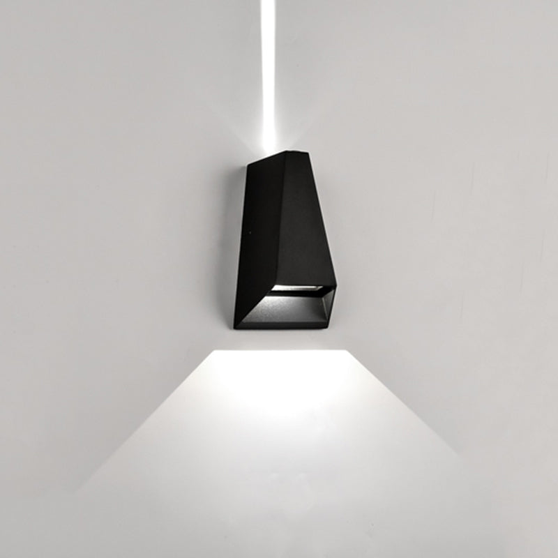 Moderno Minimalista Geométrico Geométrico ARRIBA LED MALA MEAL METAL 2 luces de luces 2 luces