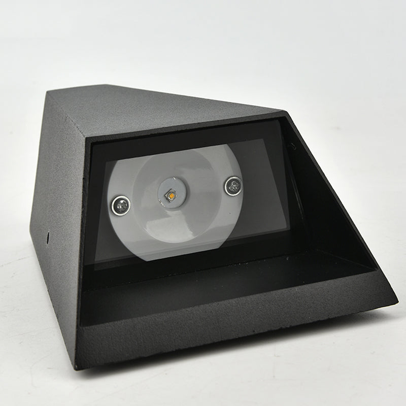 Moderno Minimalista Geométrico Geométrico ARRIBA LED MALA MEAL METAL 2 luces de luces 2 luces