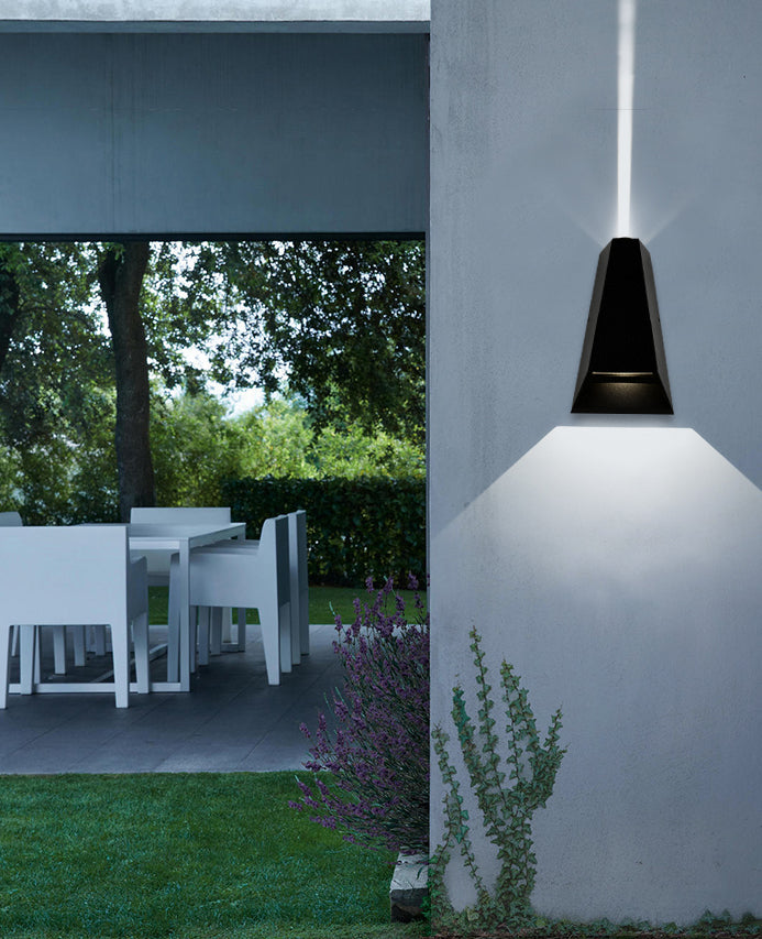 Moderno Minimalista Geométrico Geométrico ARRIBA LED MALA MEAL METAL 2 luces de luces 2 luces