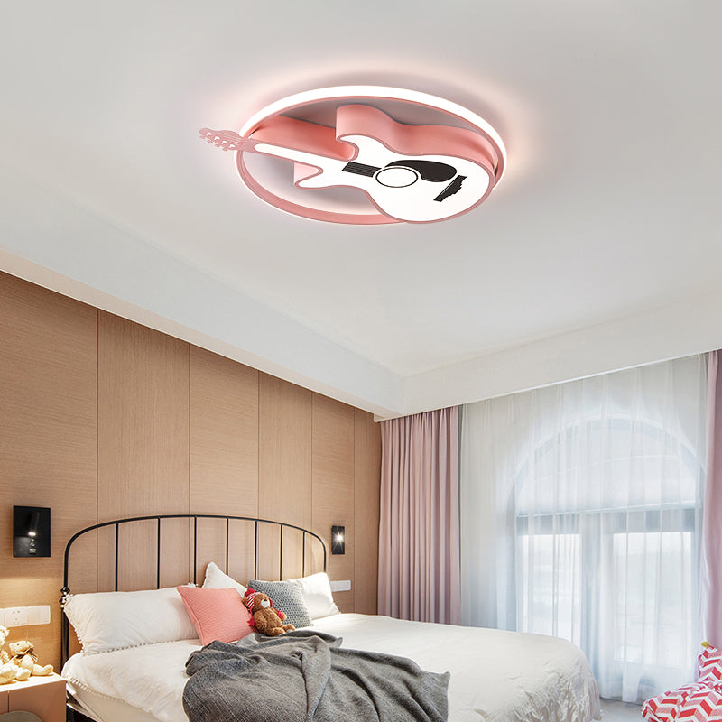 Children's room Flushmount Light Girl Bedroom Kindergarten Aisle Olphin Butterfly Cute Cartoon Creative Pink Eye Protection Lamps