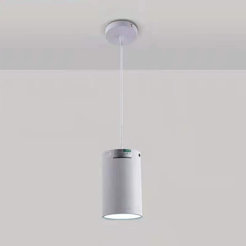 Lampada a pendente del corridoio Lampada del soffitto a LED Nordico con tonalità metallica cilindrica
