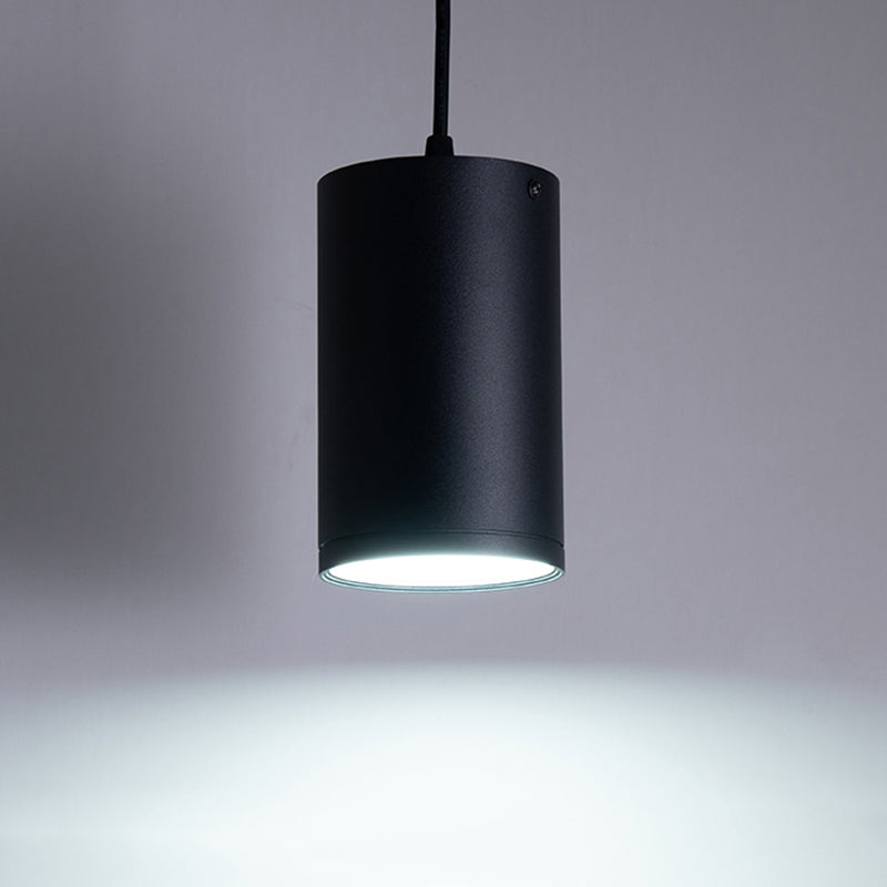 Lampada a pendente del corridoio Lampada del soffitto a LED Nordico con tonalità metallica cilindrica