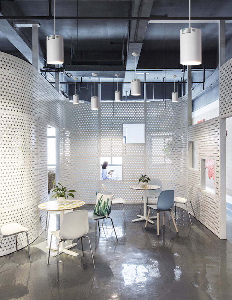 Lampada a pendente del corridoio Lampada del soffitto a LED Nordico con tonalità metallica cilindrica