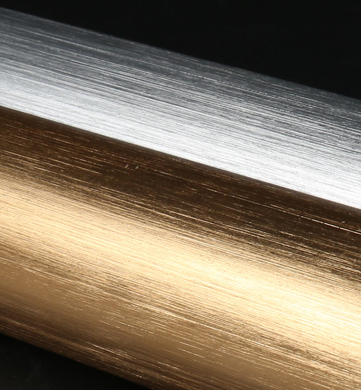 Minimalisme LED cylindrique Light Light moderne style Long Strip Éclairage de bande avec abat-jour en cristal