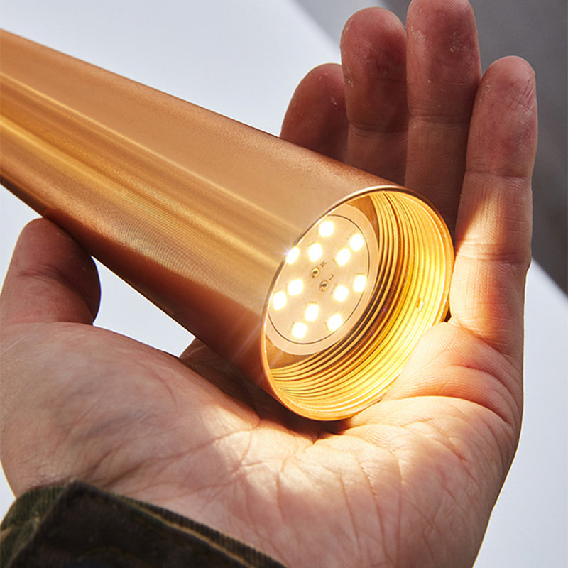 Lámpara colgante de led cónico dorado de aluminio + acrílico simplicidad moderna luz colgante para dormitorio