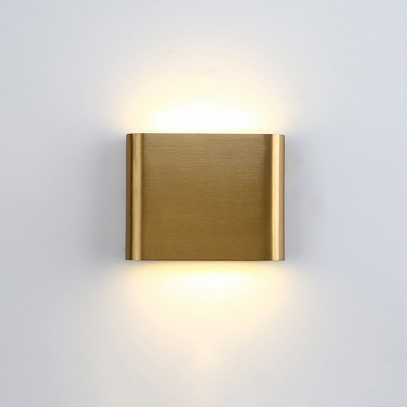 Modern Luxury Style Gold Geometric Wall Sconces Metal Wall Lighting Fixtures