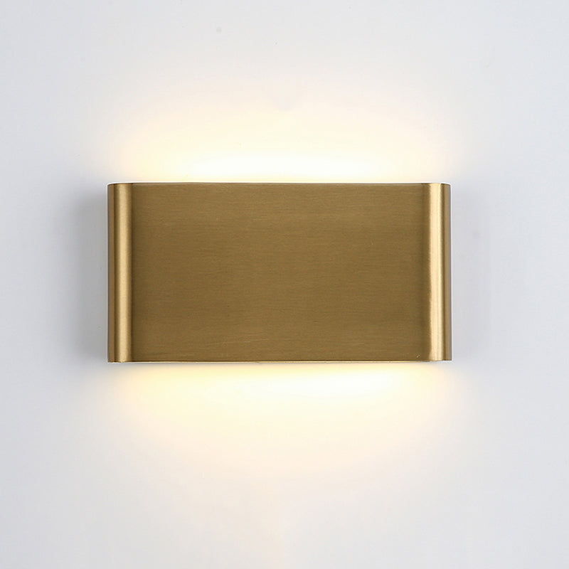 Modern Luxury Style Gold Geometric Wall Sconces Metal Wall Lighting Fixtures