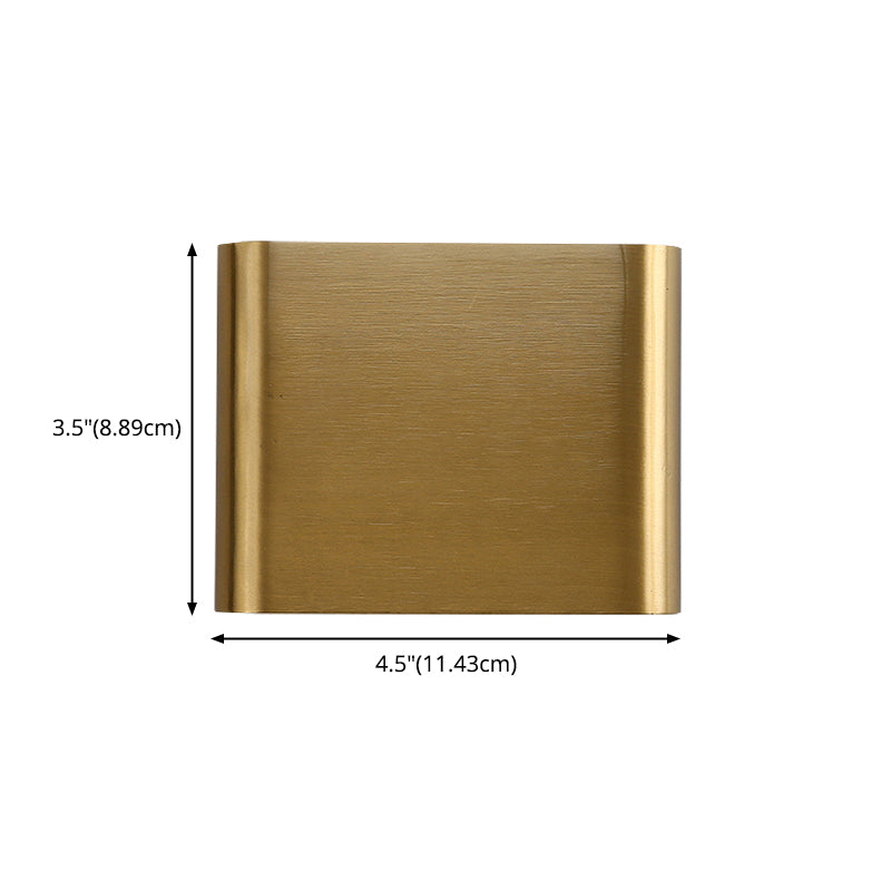 Modern Luxury Style Gold Geometric Wall Sconces Metal Wall Lighting Fixtures