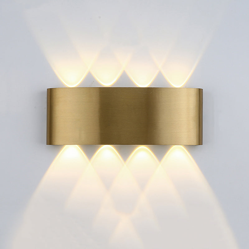 Modern Luxury Style Gold Geometric Wall Sconces Metal Wall Lighting Fixtures