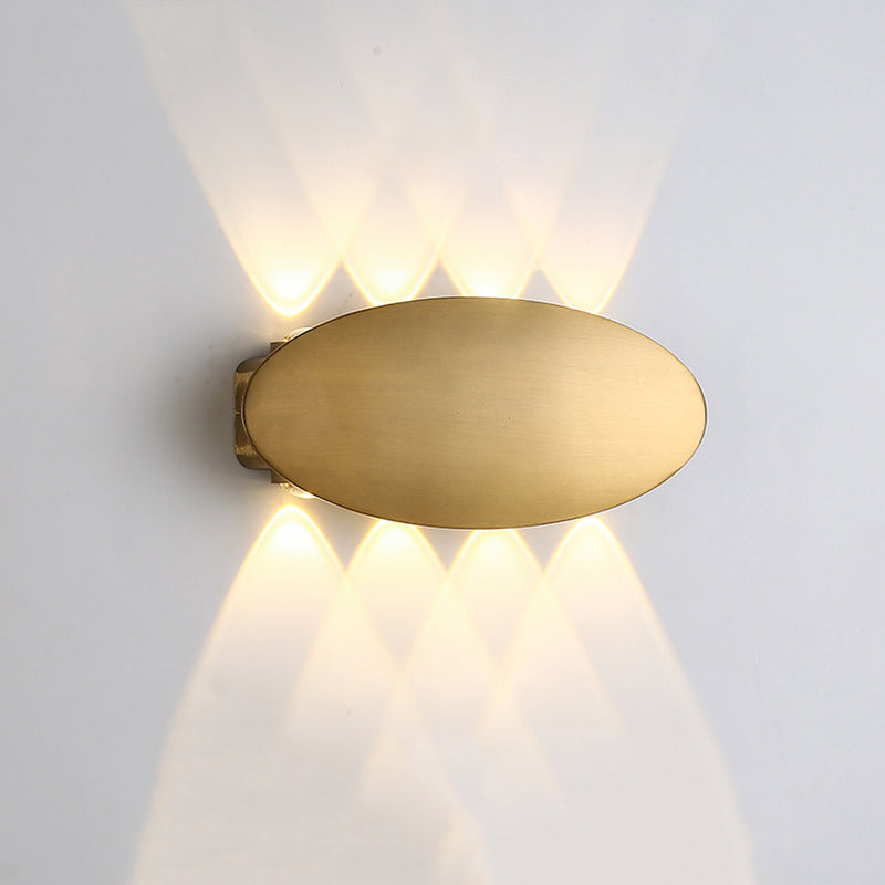 Modern Luxury Style Gold Geometric Wall Sconces Metal Wall Lighting Fixtures