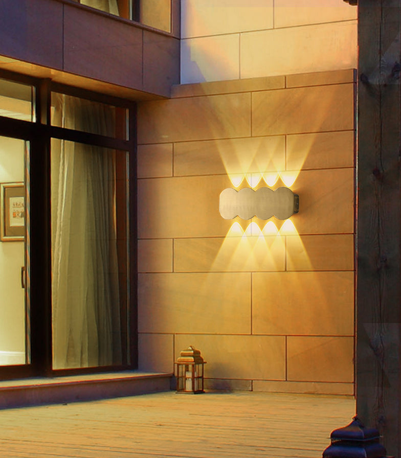 Modern Luxury Style Gold Geometric Wall Sconces Metal Wall Lighting Fixtures
