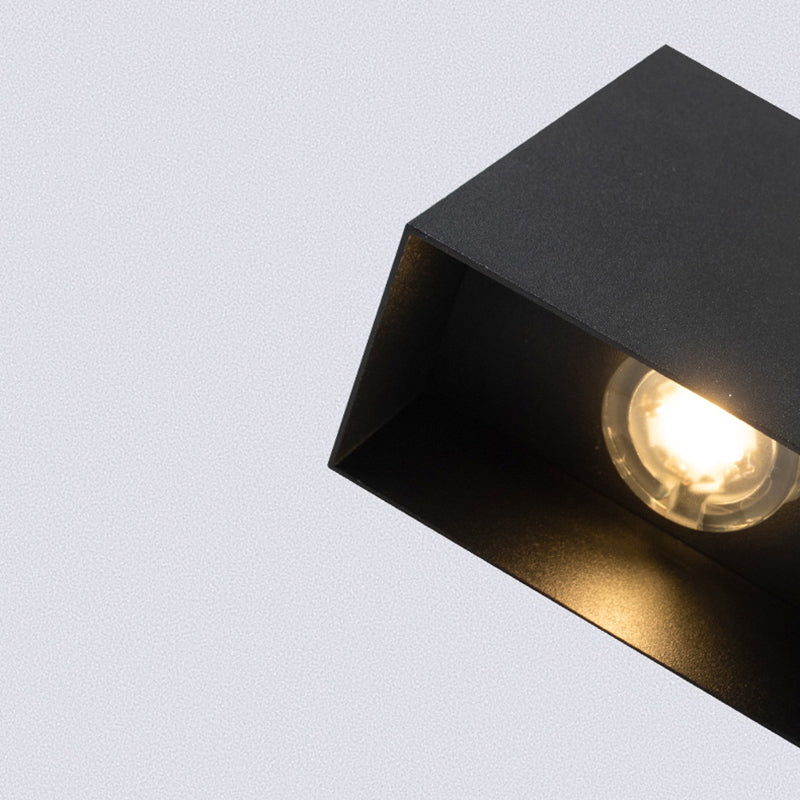 Nordic Minimalism Square Led Wall Light Frosted Aluminiumlegierung Mini -Wandlampe für Schlafzimmer