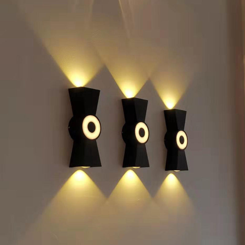 Chinese Knot Shaped Creative LED Wall Lamp Modern Simplicity Style Ambiance Decorative Wall Sconce for Courtyard Aisle