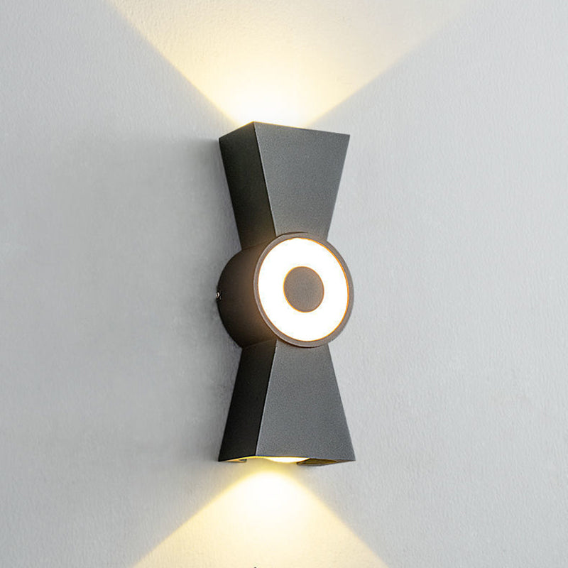Chinese Knot Shaped Creative LED Wall Lamp Modern Simplicity Style Ambiance Decorative Wall Sconce for Courtyard Aisle