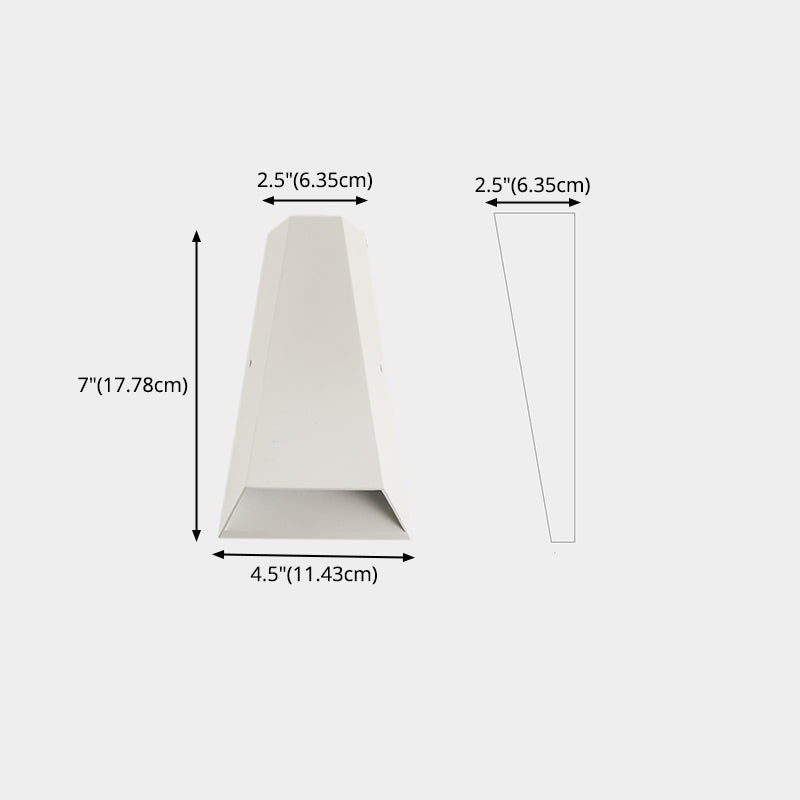 Moderne minimalistische stijl geometrische op en neer led led muur sconce metal siconces