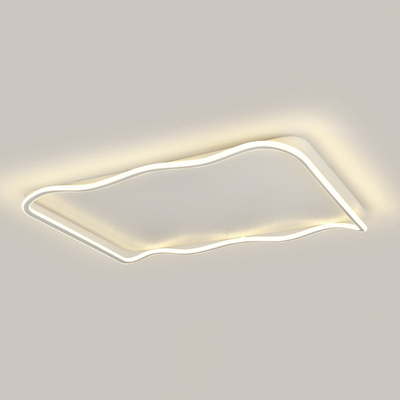 1-Licht geometrische moderne Flush-Leuchte LED Metall Deckenleuchte für Schlafzimmer