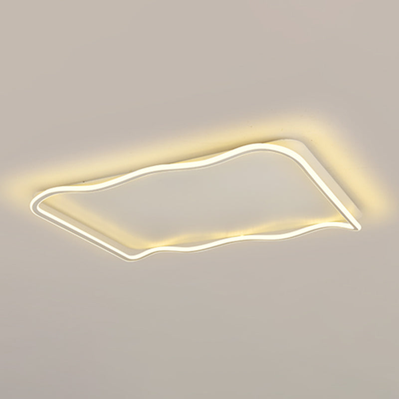 1-Licht geometrische moderne Flush-Leuchte LED Metall Deckenleuchte für Schlafzimmer