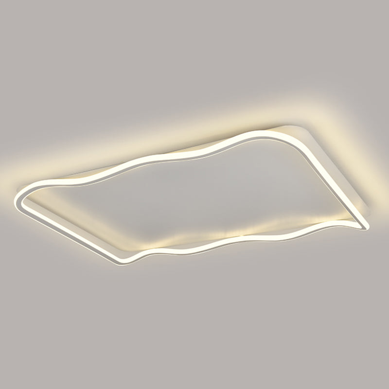 1-Licht geometrische moderne Flush-Leuchte LED Metall Deckenleuchte für Schlafzimmer