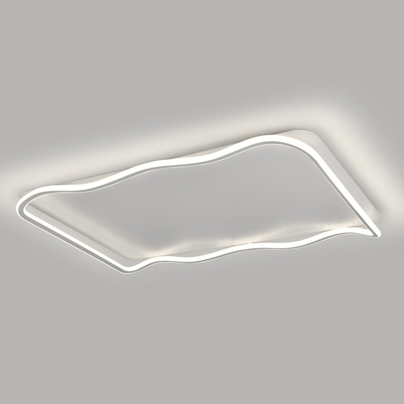 1-Licht geometrische moderne Flush-Leuchte LED Metall Deckenleuchte für Schlafzimmer