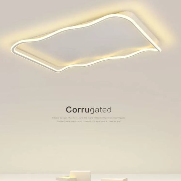 1-Licht geometrische moderne Flush-Leuchte LED Metall Deckenleuchte für Schlafzimmer