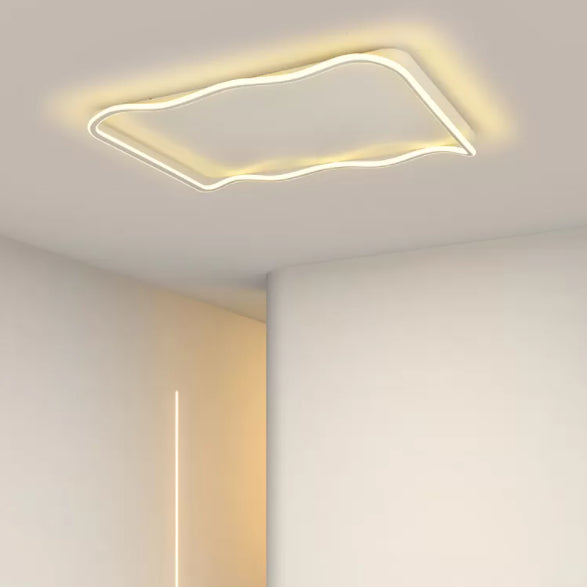 1-Licht geometrische moderne Flush-Leuchte LED Metall Deckenleuchte für Schlafzimmer