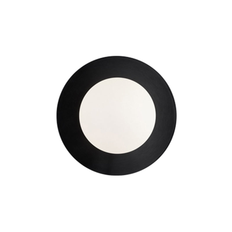 Orb Wall Mounted Light Fixture Contemporary Style Glass Flush Mount Wall Sconce for Bedroom