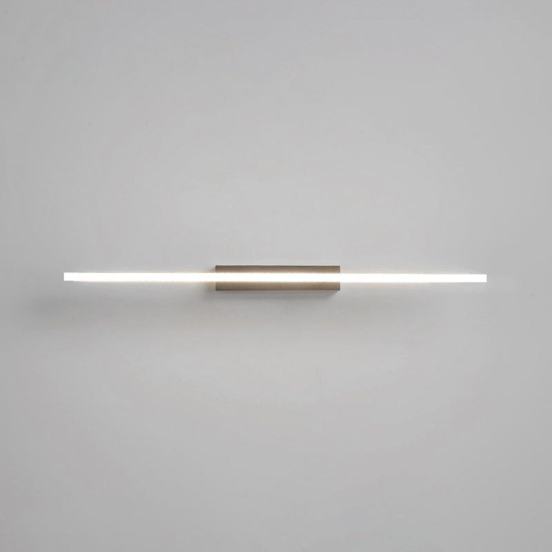 Black LED Linear Wall Sconce in Modern Luxury Style Aluminium Wall Lamp with Acrylic Shade