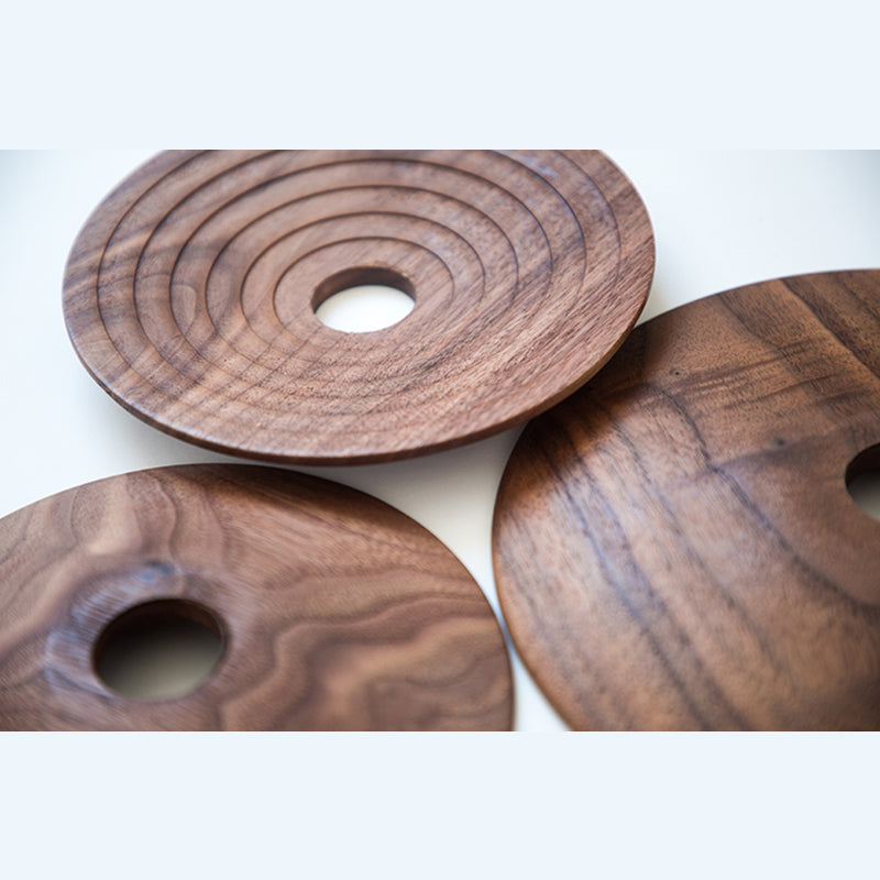 Flying Saucer Wooden Hanging Lighting Nordic 1 Bulb Pendant Light for Dining Room