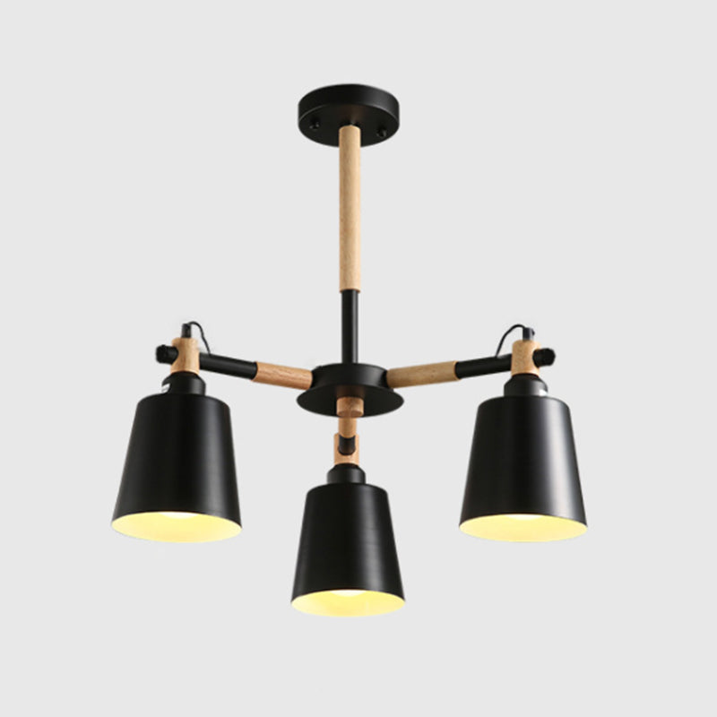 Sputnik Ceiling Hung Fixture Nordic-Style Metal Living Room Chandelier Lighting Fixture