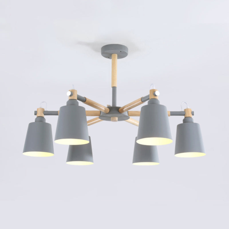 Sputnik Ceiling Hung Fixture Nordic-Style Metal Living Room Chandelier Lighting Fixture