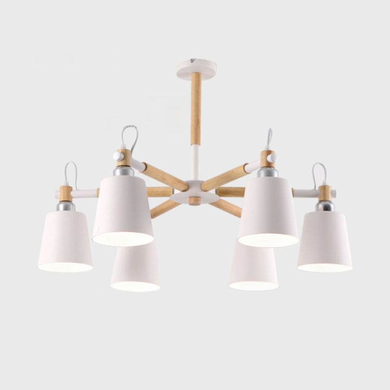 Sputnik Ceiling Hung Fixture Nordic-Style Metal Living Room Chandelier Lighting Fixture