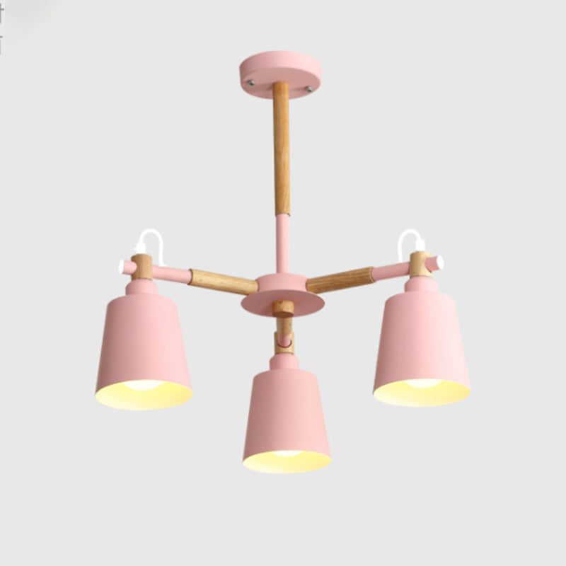 Sputnik Ceiling Hung Fixture Nordic-Style Metal Living Room Chandelier Lighting Fixture