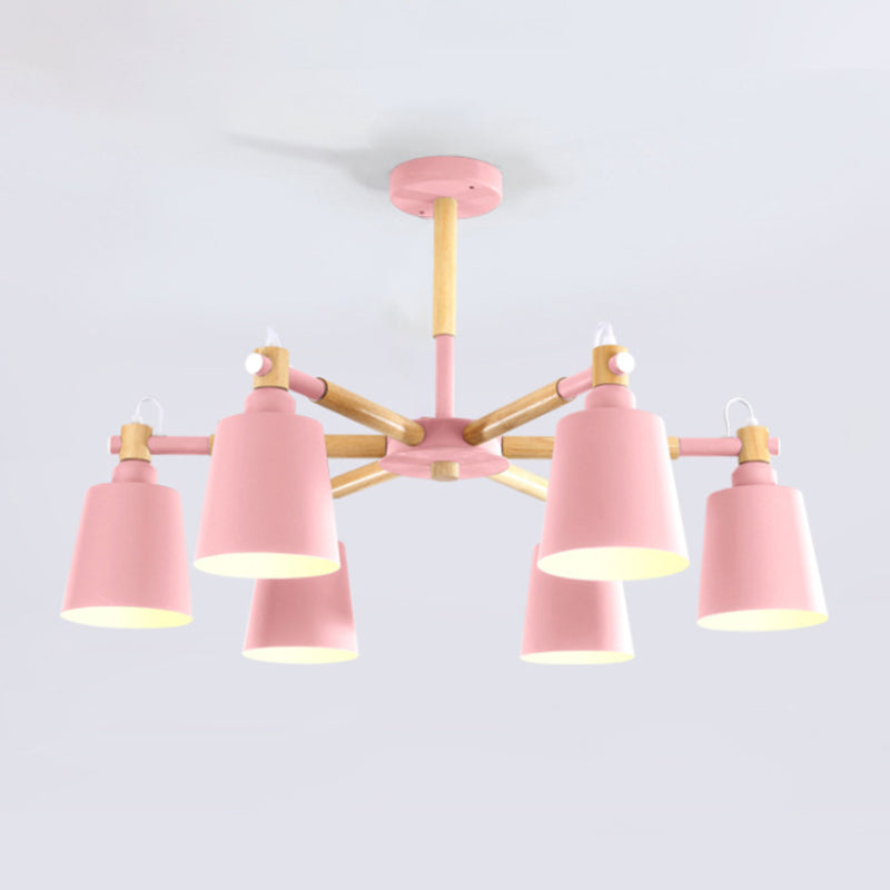 Sputnik Ceiling Hung Fixture Nordic-Style Metal Living Room Chandelier Lighting Fixture