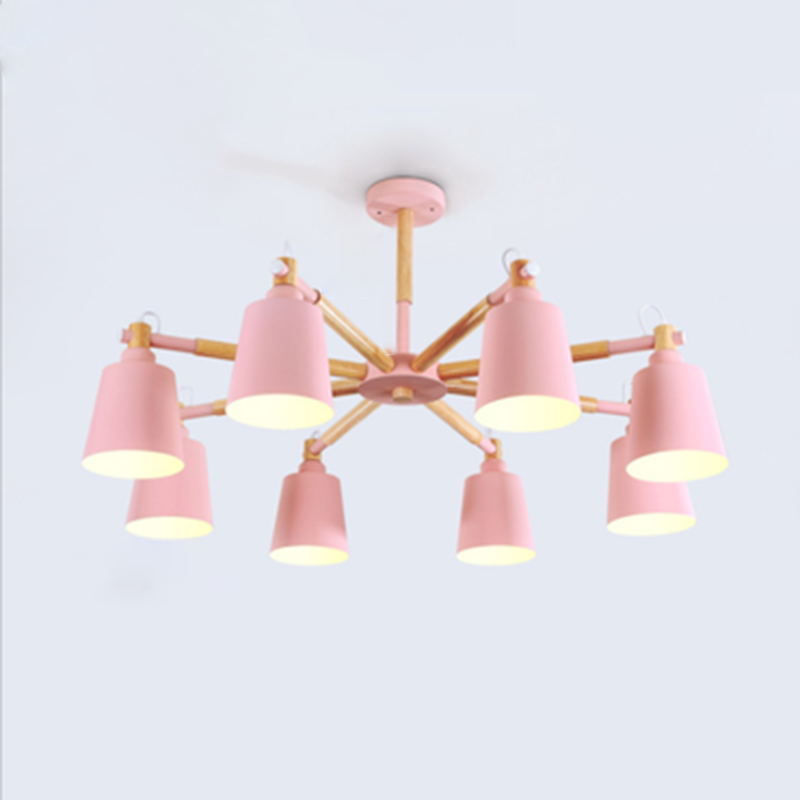 Sputnik Ceiling Hung Fixture Nordic-Style Metal Living Room Chandelier Lighting Fixture