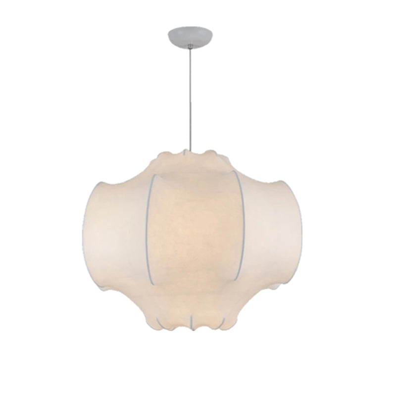 Lantaarnstof Suspensie Hanglamp Lichte Noordse stijl Witte hanglamp Lamp