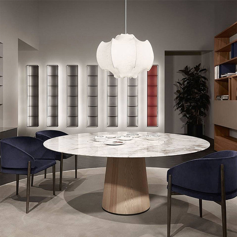 Lantaarnstof Suspensie Hanglamp Lichte Noordse stijl Witte hanglamp Lamp