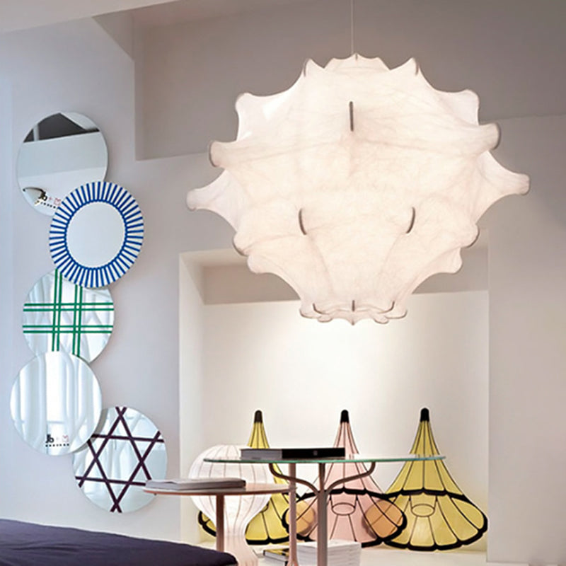 Accesorio de iluminación colgante sombreado tela moderna kit de luz colgante para sala de estar