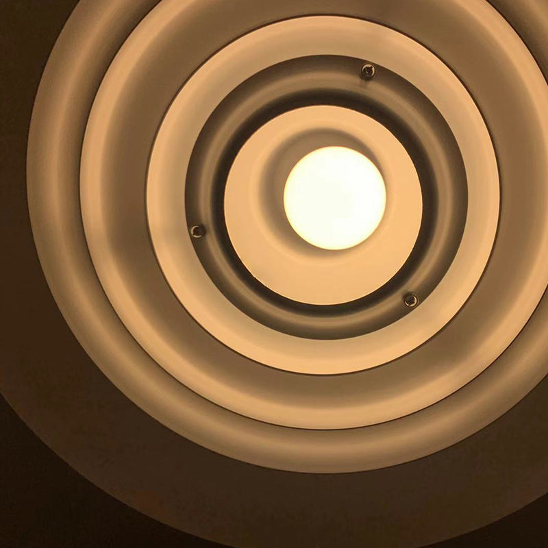 Dikke metalen schijf schaduw hanglamp moderne stijl in verlichting voor eetkamer