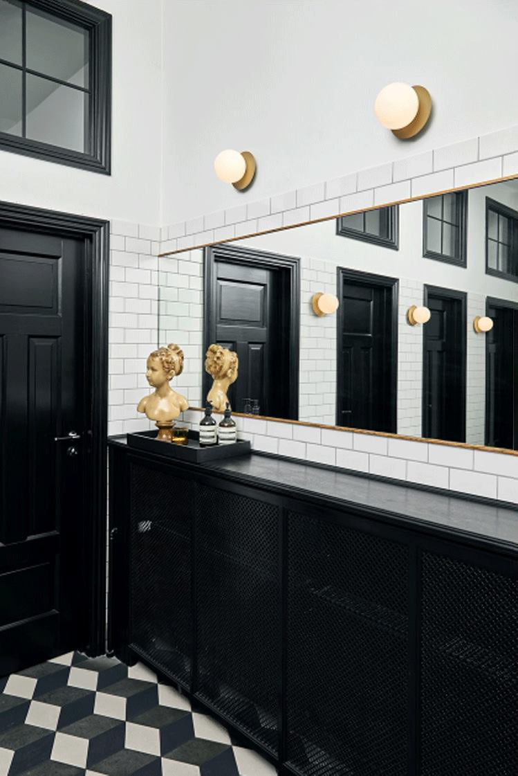 Moderne witte glazen wand sconce metalen lichte kamer binnen slaapkamerverlichting