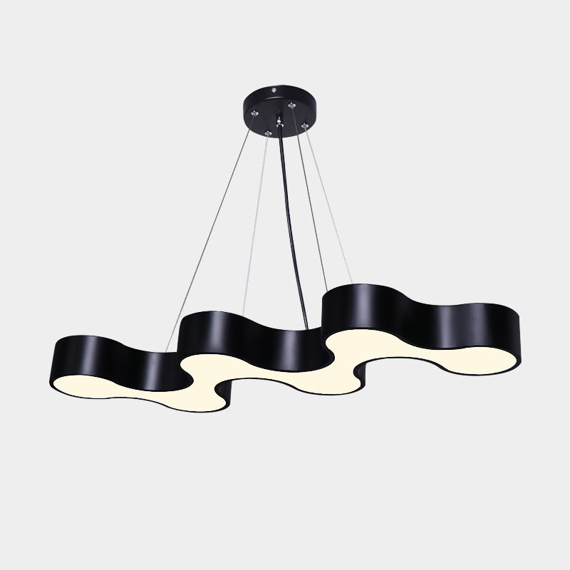 Hedendaagse metaal LED Hanglamp Lampbreuk 1 Lichte geometrische hangende plafondlicht voor kantoor