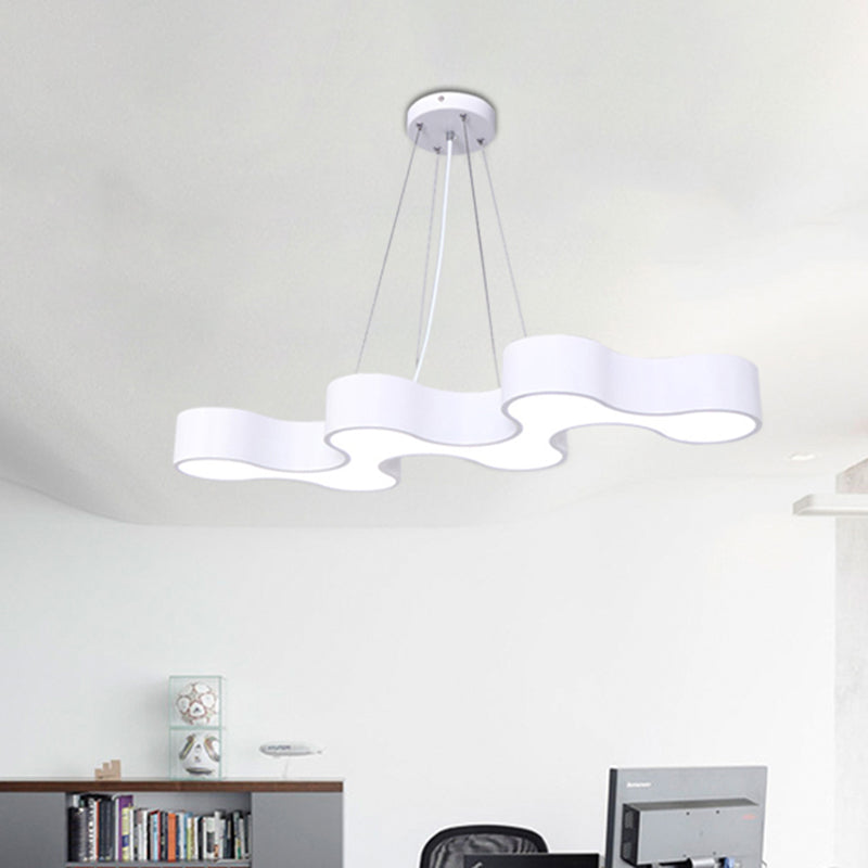 Hedendaagse metaal LED Hanglamp Lampbreuk 1 Lichte geometrische hangende plafondlicht voor kantoor