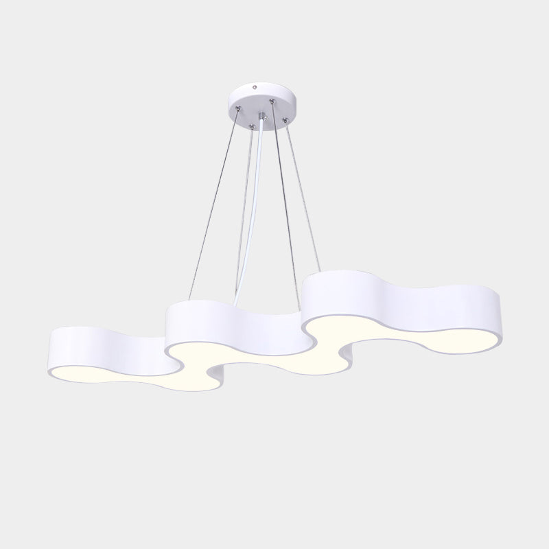 Hedendaagse metaal LED Hanglamp Lampbreuk 1 Lichte geometrische hangende plafondlicht voor kantoor