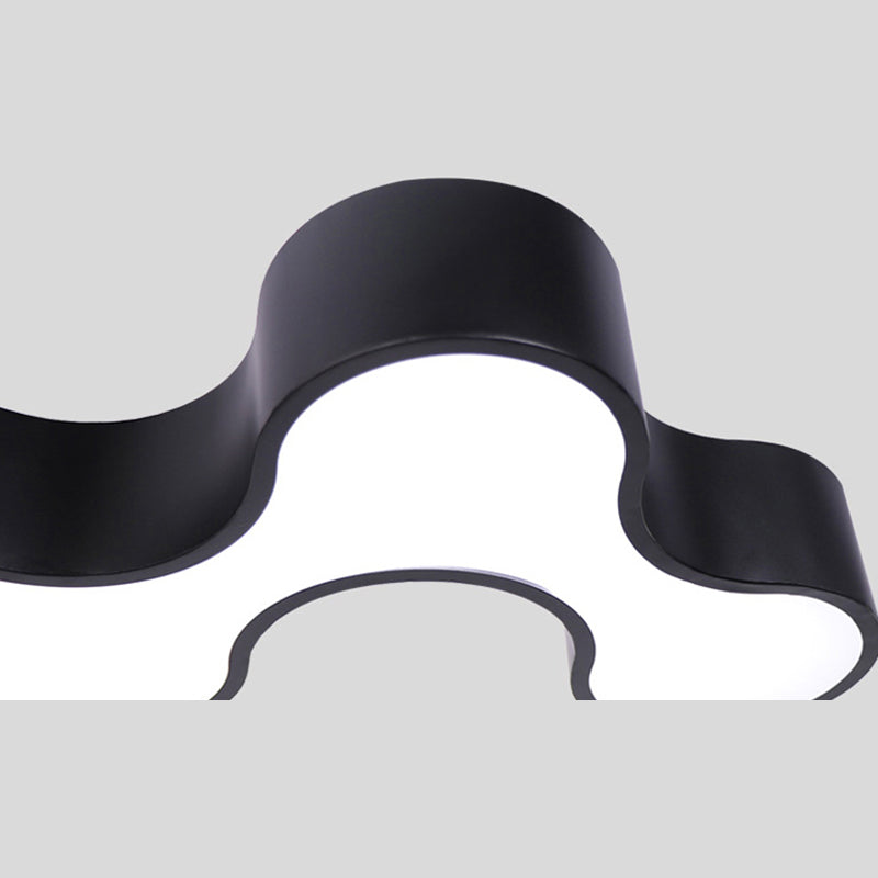 Hedendaagse metaal LED Hanglamp Lampbreuk 1 Lichte geometrische hangende plafondlicht voor kantoor