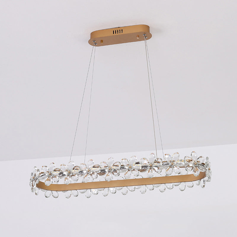 Moderno isola a sospensione soffitto illuminazione cristallo illuminazione luce ristorante luce interno