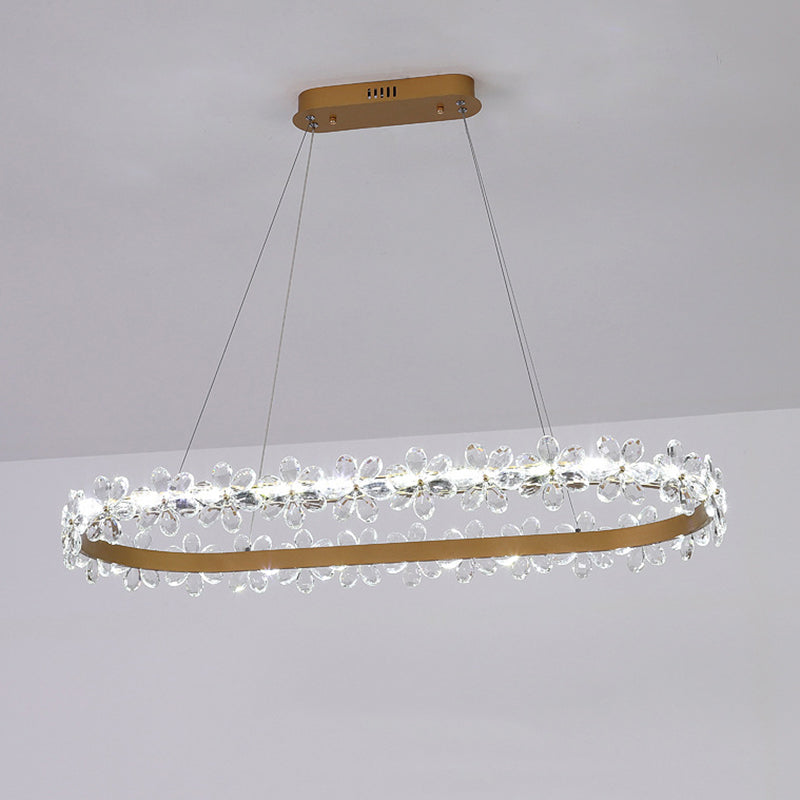 Moderno isola a sospensione soffitto illuminazione cristallo illuminazione luce ristorante luce interno