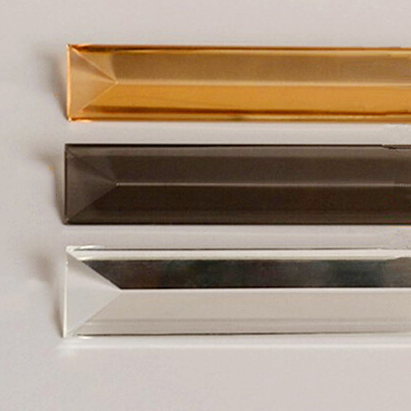 Colgante de cristal rectángulo colgante lineal comedor moderno de la isla de la isla de la isla