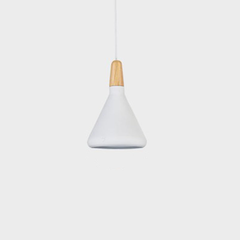 Moderne eenvoudige kegelhangende hanglamp aluminium hangende hanglampen voor restaurant