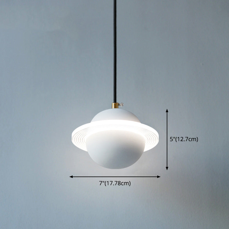 Modern Simplicity Round Ceiling Chandelier Cement Hanging Light for Living Room