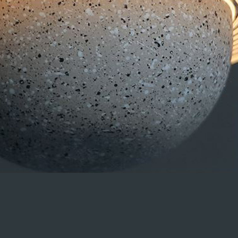 Modern Simplicity Round Ceiling Chandelier Cement Hanging Light for Living Room