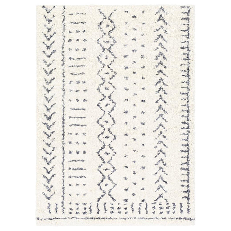 Witte toon Shabby Chic indoor tapijt polyester tribale afdrukt tapijt Easy Care Tapijt voor huizendecoratie